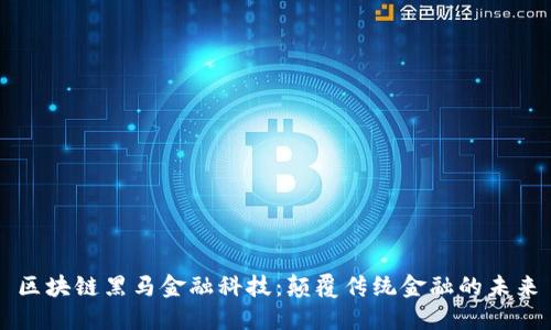 区块链黑马金融科技：颠覆传统金融的未来