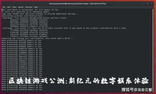 区块链游戏公测:新纪元的数字娱乐体验